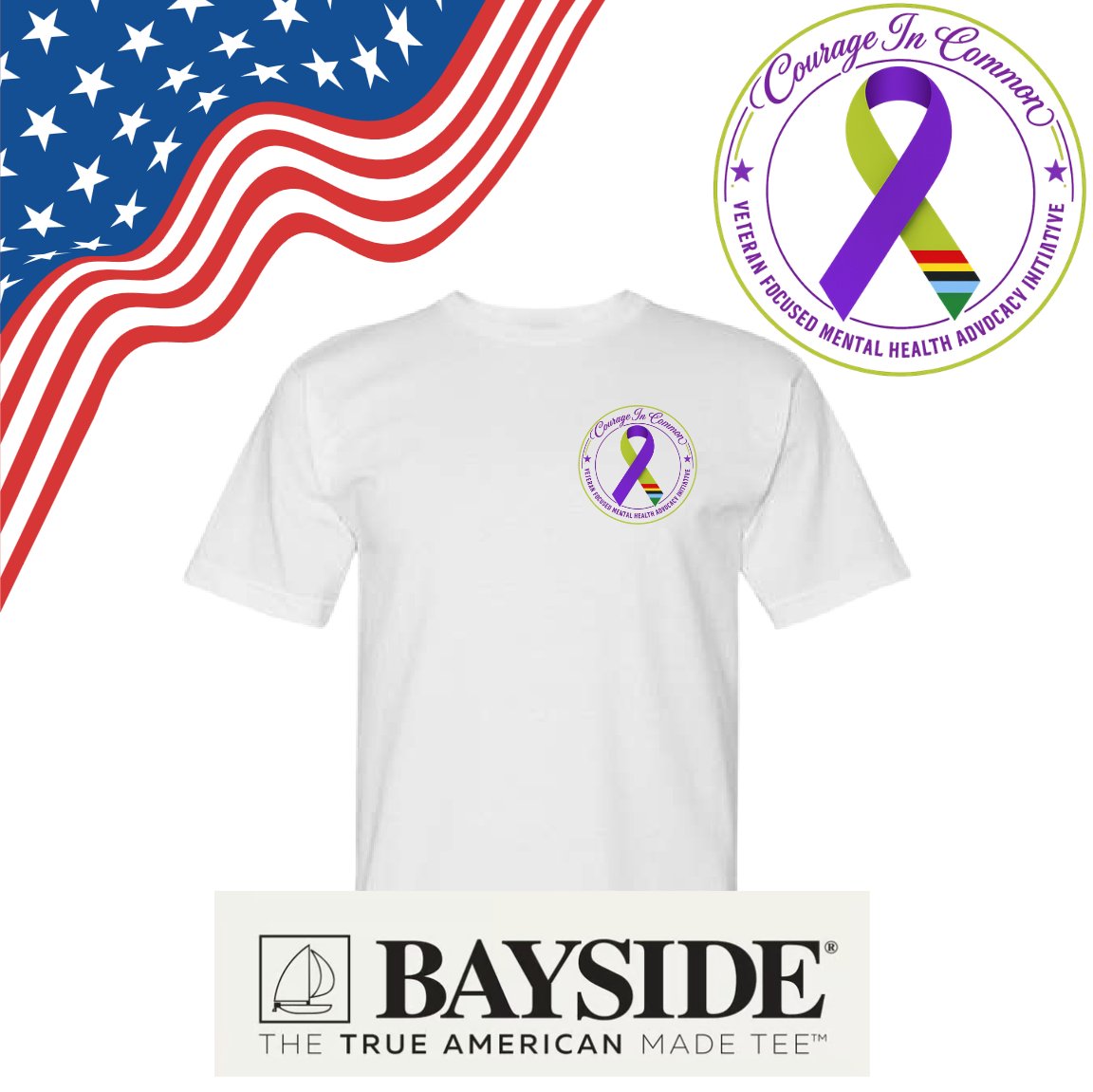 Courage in Common Veteran Awareness T-Shirt